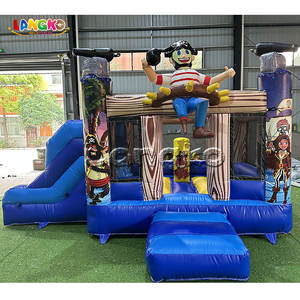 Castillo de salto inflable Langko con toboganes <span class=keywords><strong>para</strong></span> niños, <span class=keywords><strong>piscina</strong></span> de agua combinada <span class=keywords><strong>para</strong></span> <span class=keywords><strong>comprar</strong></span> - Product Image 4