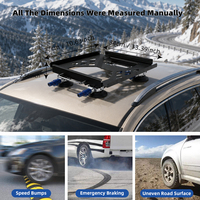 Starlink Mini Aluminium-Dachmontage-Kit Flaches Vakuum-Saugnapf-Halterungssystem Stoßfest Bohrerfreier Halter für Auto und Wohnmobil