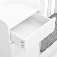 Rangement pour arbre de Hall avec banc de rangement rembourré Armoire à chaussures pour couloir avec panneau perforé Porte-manteau moderne avec 4 crochets pour entrée