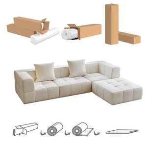 Sofá Metálico de Diseñ<span class=keywords><strong>o</strong></span> Nórdico para Sala de Estar, de Una Plaza, Cuadrado, Ecológico, Duradero, Compresión al Vací<span class=keywords><strong>o</strong></span>, Esquinero, Venta al Por Mayor de Fábrica 2026 - Product Image 5
