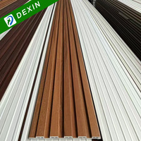 Produit populaire Panneau mural cannelé en PVC WPC creux étanche pour décoration d'intérieur de la ville de Linyi