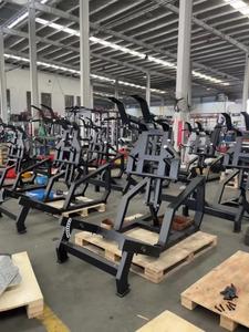 Gym commerciale puissance <span class=keywords><strong>musculation</strong></span> équipement de Fitness plaque d'acier chargé hanche en forme de V <span class=keywords><strong>cuisse</strong></span> formateur Squat Machine jambe <span class=keywords><strong>presse</strong></span> - Product Image 2