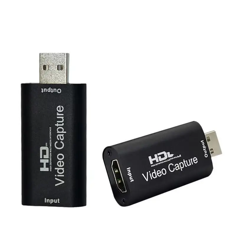 Kartu Perangkat Penangkap Video Audio, Pengambil Rekaman Video HD 2.0 P 4K HD Ke USB 1080