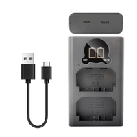 Chargeur de batterie double LED OEM en gros compatible NP-FZ100 pour appareils photo Alpha 9/9R/9S/A7R3/A7R4, adaptateur écologique CE/FCC/ROHS