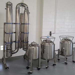 Solution clé en main, évaporateur à film tombant en acier inoxydable 304, 200 L/h, certifié ASME, alimenté à l'huile - Product Image 2