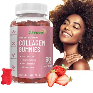 Daynee Collagen Gummies vitamina herbal Label Design integratori per la salute caramelle gommose per la pelle sbiancare la dieta