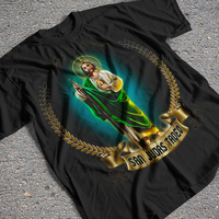 Transferts DTF prêts à poser, étiquettes religieuses Jésus, logo personnalisé, vinyle HTV, plastisol, autocollant de transfert thermique DTF pour t-shirts
