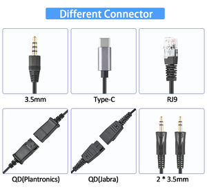 Auriculares USB con cancelación de ruido, auriculares LL-51D con controles en línea, micrófono ajustable, <span class=keywords><strong>Boom</strong></span>, para PC, Mac, aula o casa, precio de fábrica - Product Image 3