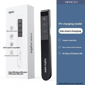 INPHIC PL1 Stylo laser de présentation PPT, télécommande de projecteur rechargeable par USB, pour réunions, Hiview Multimédia, taille de numérisation <span class=keywords><strong>A0</strong></span>, 30 jours - Product Image 4