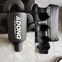 Protège-tibias et protège-mollets Sanda personnalisables avec logo, pour entraînement et protection corporelle