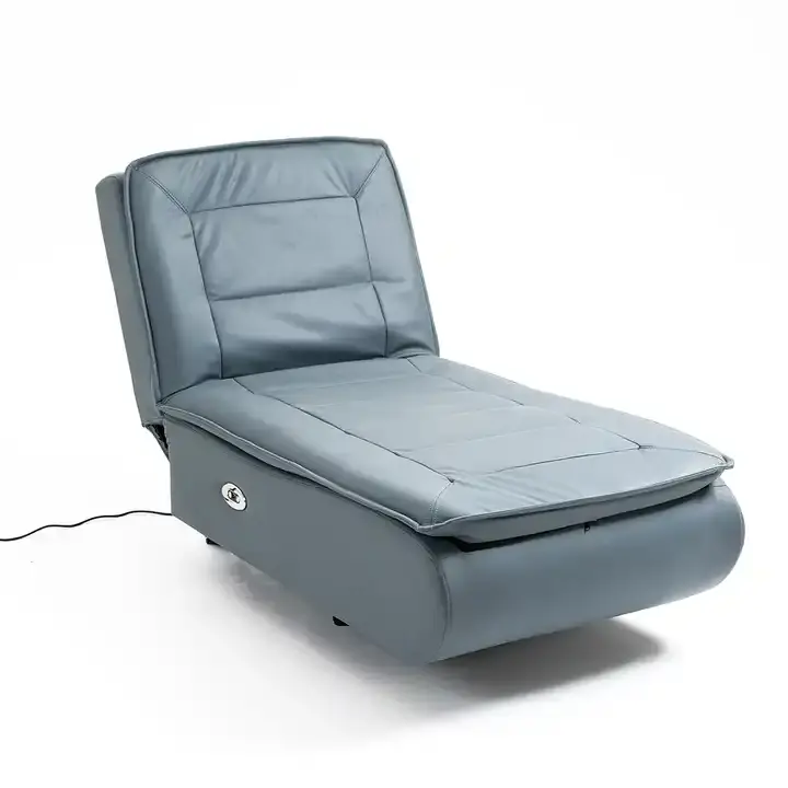 Sedia a dondolo elettrico moderno blu multifunzione sedia reclinabile soggiorno pigro divano letto sedia a dondolo