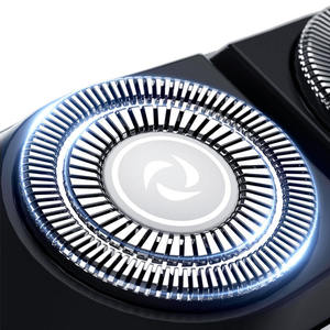 CITICITY Blue and Silver Custom Color Rechargeable Twin Blade Rechargeable Men's Electric <b>Shaver</b> Electric <b>Shavers</b> for Men - Product Image 5
