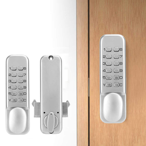 Giá bán buôn hạt <span class=keywords><strong>push</strong></span>-nút kỹ thuật số cơ khí botones Keyless kết hợp khóa cửa với móc - Product Image 3