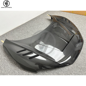 1016 New Carbon Fiber Hood <b>Bonnet</b> for Audi R8 2010 Black Glossy Twill Weave Vacuum Bagged Accurate 1:1 Fitment - Product Image 2