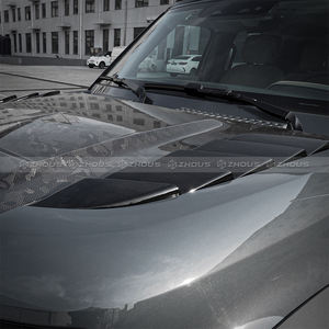 Accesorios para Automóviles, Panel de Moldura Lateral para Capó en Negro Brillante ABS, Protector de Capó, Cubiertas de Ventilación para Guardabarros para el Nuevo <span class=keywords><strong>Defender</strong></span> L663 - Product Image 4