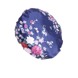 หมวกคลุมผมซาตินสำหรับผู้หญิงผมหยิกขนาดใหญ่พิมพ์ลายสไตล์แอฟริกัน - Product Image 2