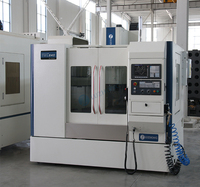 Centre d'usinage vertical CNC 5 axes Luzhong VMC640 avec commande FANUC, cône de broche BT30, usage intensif