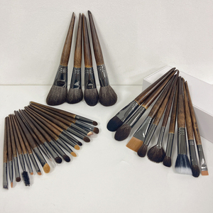 Meilleurs pinceaux <span class=keywords><strong>de</strong></span> maquillage naturels Pro Premium Pinceaux <span class=keywords><strong>de</strong></span> maquillage professionnels en poils d'animaux naturels <span class=keywords><strong>de</strong></span> chèvre marron végétalien <span class=keywords><strong>de</strong></span> luxe sans cruauté - Product Image 5