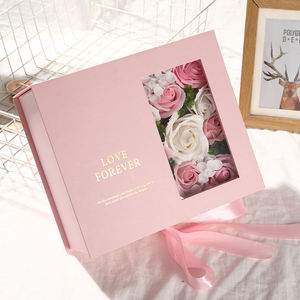 OEM Écologique Recycle Je t'aime couvercle acrylique maman fleur maman boîtes florales fleur maman boîte fête des mères boîte cadeaux pour fleurs - Product Image 5