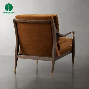 Moontree divano <span class=keywords><strong>e</strong></span> sedia in legno massello di lusso americano in stile rovere di metà secolo poltrona adatta per Hotel <span class=keywords><strong>e</strong></span> Villa - Product Image 6