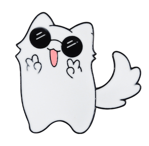 Grappige Cos Dier Pins Custom Gojo Satoru En Kat Emaille Pins Cartoon Anime Pins Harde Emaille Voor Kids - Product Image 6