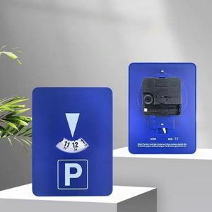 Disco de estacionamiento digital de plástico con logotipo personalizado al por mayor, tarjeta de estacionamiento, reloj europeo para coches y camiones - Product Image 1
