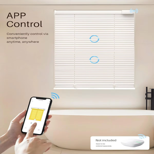 Tenda a Rullo Manuale in Alluminio Personalizzata, Senza Foratura, Resistente, Stabile e Impermeabile per Soggiorno - Product Image 1