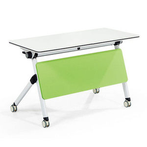Foldable Mobile Modern PVC Conference Table Educational Institution Training Table Chair Set <strong>Long</strong> Strip Office <strong>Desk</strong> <strong>Desk</strong> - Product Image 1