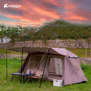 Carpa de camping para exteriores con dos dormitorios y una sala de estar, gran espacio, apertura rápida, modelo 2025 - Product Image 1