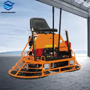 120-140 U/min Fahrt auf Power Trowel Hydraulic Benzin Power <span class=keywords><strong>Ride</strong></span> auf Power Trowel für Garage Floor Coating - Product Image 1