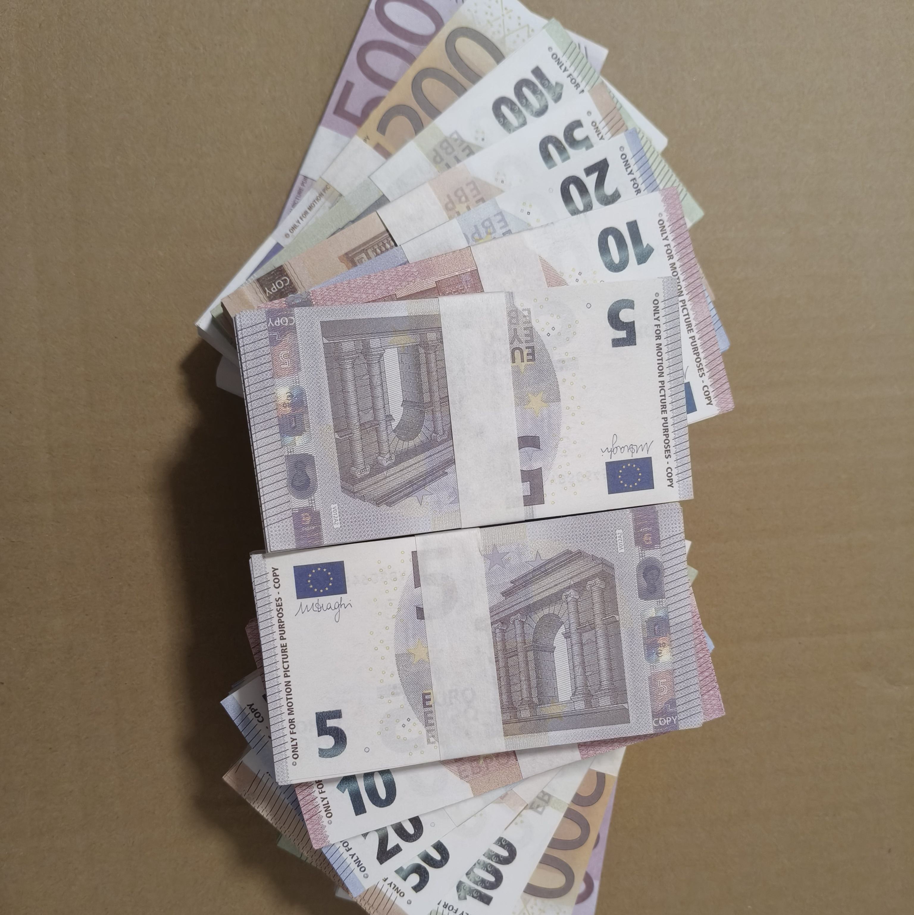 pt 2025高品质100磅100美元欧元纸币真正的派对新奇为hallow的生日