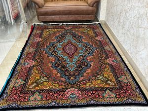 Alfombra de Diseño Hecha a Mano, Moderna, de Seda Pura, Antideslizante, de Lujo, Anudada a Mano, de Primera Calidad, para Sala de Estar, Dormitorio, Hotel, Gran Venta - Product Image 1
