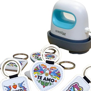 Presse à chaud compacte, mini-machine, machine manuelle de transfert de chaleur pour étiquettes DIY - Product Image 2