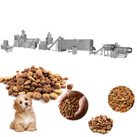 Machine de production de nourriture pour animaux de grande taille en acier inoxydable, machine à nourriture pour chats et chiens, ligne de production automatique de nourriture pour animaux de compagnie