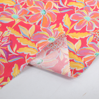 Tissu imprimé en popeline 100 % coton tissé, motifs floraux, vente en gros directe usine chinoise, services OEM/ODM personnalisés, doublure de literie