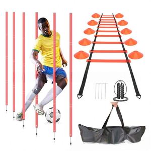 Equipo de Entrenamiento de Fútbol, Poste con Logotipo, Entrenamiento de Baloncesto, Poste Enrollable, Poste Desmontable - Product Image 1