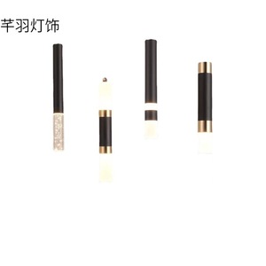 โคมไฟแขวน LED สองหัวอะคริลิคสีดำสำหรับห้องนอนห้องนั่งเล่นตกแต่งบ้าน - Product Image 3