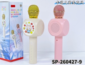 Microfono <span class=keywords><strong>Karaoke</strong></span> per Bambini SP-260427-9, Altoparlante <span class=keywords><strong>Bluetooth</strong></span> Wireless con Luci LED e Design Cartoon - Product Image 4