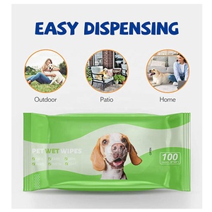 Écologique Biodégradable Pet Chien Chat Nettoyage Humide Dent Oeil Oreille Visage Humide <span class=keywords><strong>Lingettes</strong></span> Pour Animaux De Compagnie - Product Image 5
