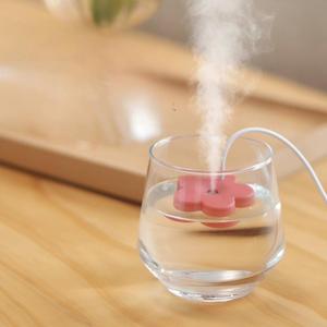 Mini Humidificador USB Portátil de Plástico con Diseño de Flor, Capacidad Inferior a 0.5L, Silencioso (36dB) con Función de Temporizador, para Uso en el Hogar y la Oficina - Product Image 3