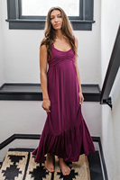 Robe de nuit d'été sans manches pour femme avec fines bretelles – Robes de nuit pour filles et robes de maternité