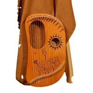Nouvelle conception Lyre <span class=keywords><strong>Mini</strong></span> 16 tons Harpe pour débutants Haute qualité 19 tons Lyre pour instrument à cordes - Product Image 4