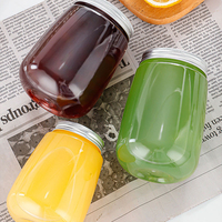 Bouteilles en plastique transparentes de 8 oz de qualité supérieure, personnalisées, vides, sécurisées et scellées pour la consommation