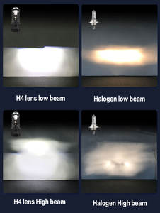 Phare de projecteur Super Bright 12V 55W Bi LED avec lentille Canbus 6000K blanc pour VW Mini C Class Touring pilote externe - Product Image 6