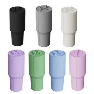 Vendita all'ingrosso <span class=keywords><strong>MU</strong></span> 2-parte inserto interno in Silicone per tazza-divisore per bevande a doppio vano per bicchieri e tazze - Product Image 3