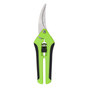 Jolies cisailles de jardinage en acier inoxydable à tête courbée et ressort intégré pour tailler et couper - Product Image 1