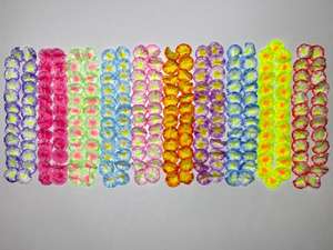 Hawaii Leis untuk pesta Luau tropis Hawaii bunga kalung warna-warni Hawaii Leis bunga buatan jumlah besar - Product Image 6