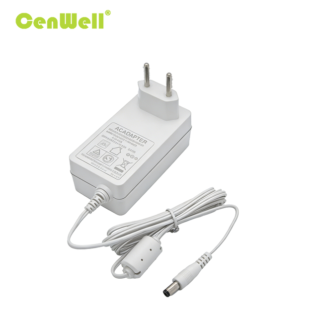 EU Plug PC Fireproof DC 3.5mm 6V 9V 12V 24V 72W Power Adapter for Electronic Products
