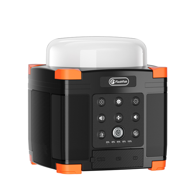 Portable Hardcore Power Bank Solar Panel Camping Lights LED Rechargeable Lantern 15600mah Station Speaker Music Pure Sine Wave