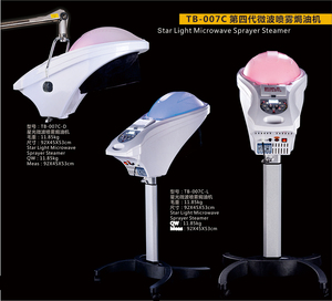 Appareil à vapeur pour cheveux professionnel avec ozone et 7 lumières LED, fabrication directe, taux de <span class=keywords><strong>rachat</strong></span> élevé, équipement de salon de coiffure durable - Product Image 5